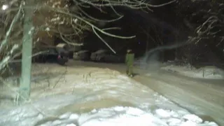 30 декабря ночью в Недостоеве рязанцы увидели мужчину с ножом