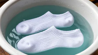 Кидаю 4 ложки в таз — и даже самые заношенные носки станут белее снега: проверенный и полезный лайфхак