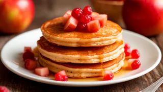 Оладьи с начинкой, как вареники: просто натерла яблоки, смешала и пожарила - вкуснятина на завтрак для всей семьи