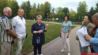 Прошла проверка реновации владимирского парка «Добросельский»