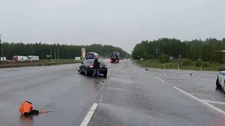 В Ряжском районе в ДТП с большегрузом пострадал 65-летний пассажир Audi A6