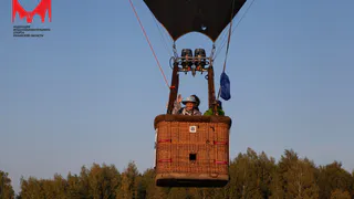 Рязанка отметила свое 90-летие на воздушном шаре