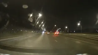 В Рязани такси вылетело с Северной окружной из-за водителя-лихача