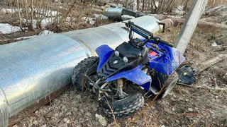 В Коми перевернулся квадроцикл под управлением несовершеннолетних