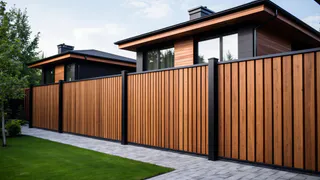Современные заборы для участка: необрезная доска, «лесенка» и плетёнка — простые, но элегантные решения