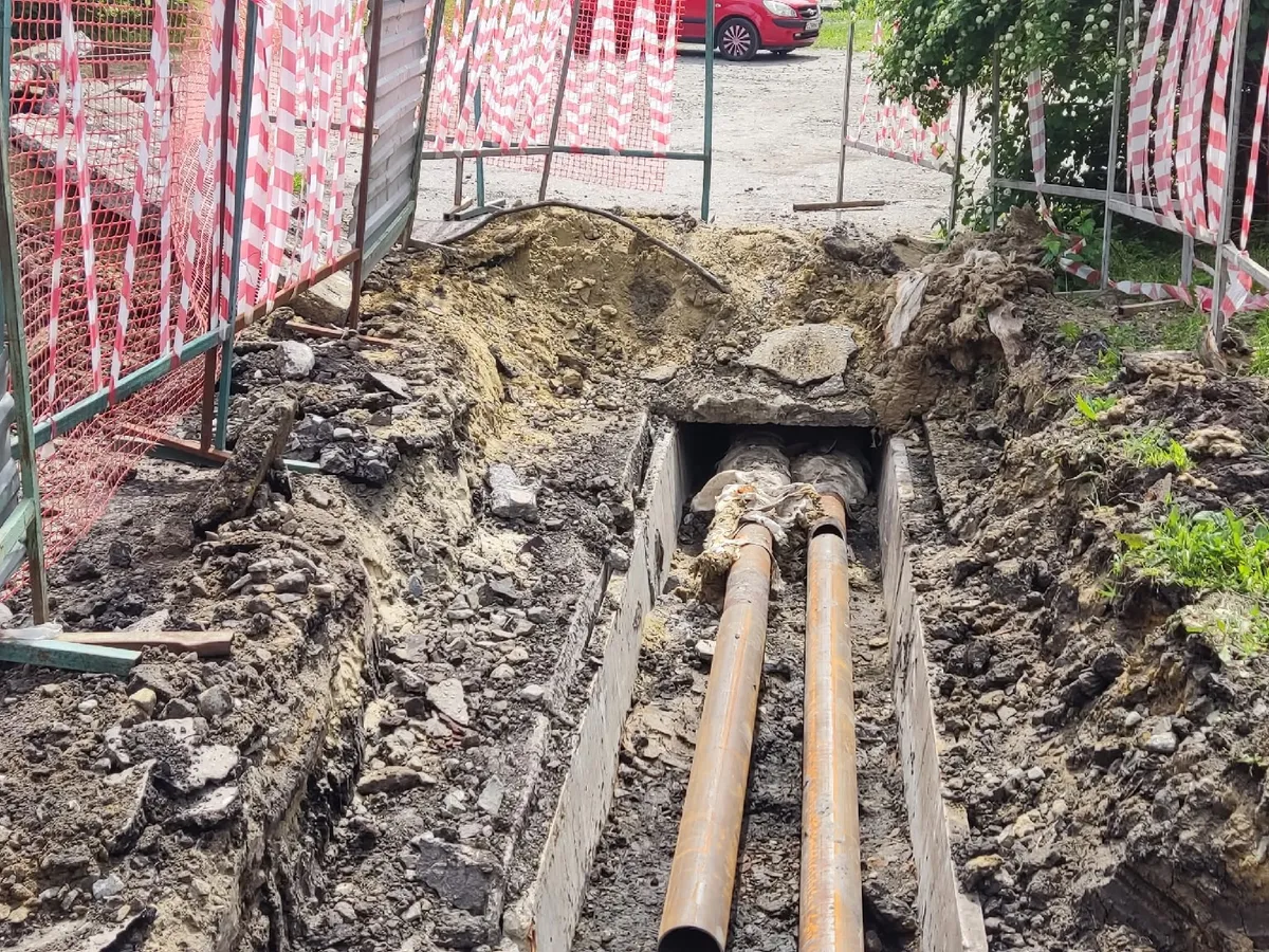 В Пензе на пр-те Победы ведется реконструкция участка водопроводной сети