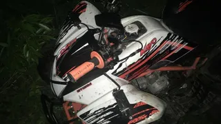 В Скопинском районе подросток 14 лет перевернулся на квадроцикле