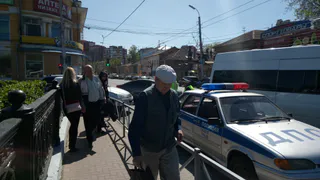 ДТП с участием маршрутки в центре Рязани