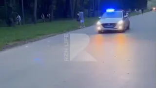 Жители Рязани засняли полицейскую погоню в Лесопарке