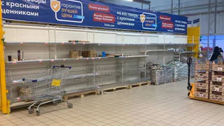 В Сыктывкаре Лента уже пустая