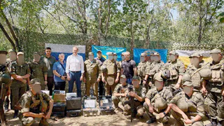 Павел Малков посетил рязанских бойцов в зоне СВО