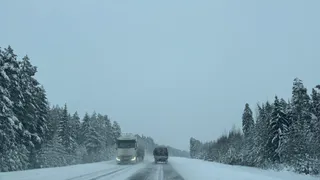 Участок трассы М5 в Татарстане закрыли для большегрузов из‑за метели