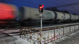 В Рязани товарный поезд сошел с рельсов