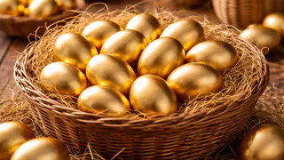 Модный золотой оттенок для пасхальных яиц: простой способ окрашивания натуральными средствами