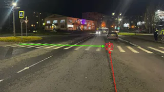 В Сыктывкаре автоледи сбила школьницу на "зебре"