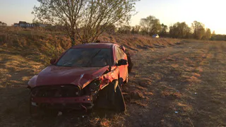 Mitsubishi Lancer вылетел в кювет в Шиловском районе. Водитель был пьян