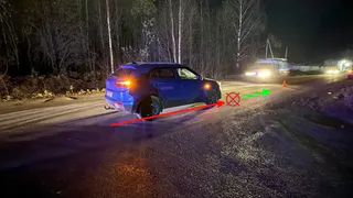 В Сыктывкаре автомобиль сбил пешехода на Лесной улице