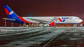 В аэропорту «Бегишево» впервые приземлился «Боинг 767-300ER»