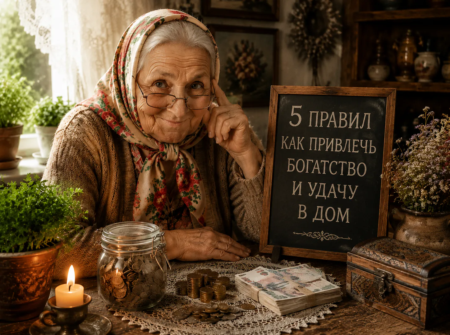 Бабушкины советы о деньгах, которые в банке не скажут: 5 строгих правил, как привлечь богатство и удачу в дом