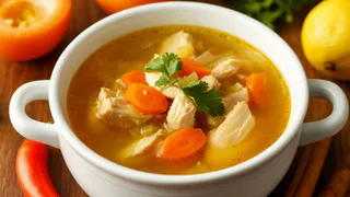 Варю куриный суп "Рыжик" из моего детства: вермишель не разбухает и суп может долго стоять в холодильнике - раскрываю секрет