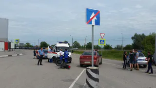 14-летний рязанец разбился на мотоцикле матери