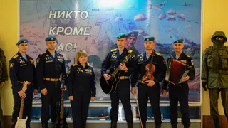 В Рязанском военном госпитале прошел концерт группы «Крылатая пехота» РВВДКУ