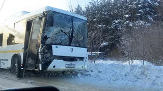 В Касимове разбился автобус