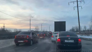 Жители Рязани пожаловались на пробку возле платного путепровода