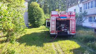 В Покрове загорелась квартира в двухэтажке