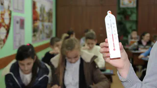 В рязанской школе мерзнут ученики 
