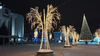 Касимов начинает наряжаться к Новому году