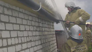 В Рязанской области сгорел гараж с автомобилем