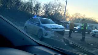 В Рязани полиция прокомментировала аварию с машиной ГИБДД