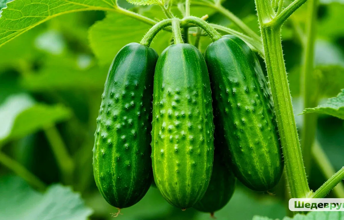 Высаживаю огурцы "ёлочкой", как тетка научила: занимают мало места и собирать — одно удовольствие