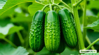 Высаживаю огурцы "ёлочкой", как тетка научила: занимают мало места и собирать — одно удовольствие