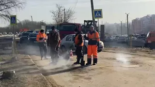 Во Владимире дорожные службы проводят ремонт на нескольких улицах