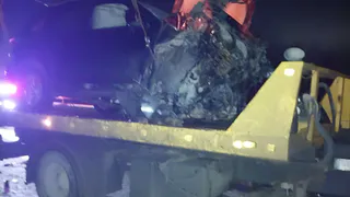 Ночью 17 января на Солотчинском шоссе произошло смертельное ДТП с участием трактора