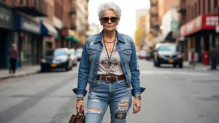 Минимализм с акцентом: один аксессуар, но тот, что говорит всё даже после 50 лет