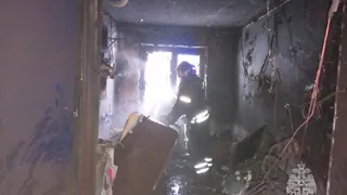 В доме улице Луначарского города Владимира потушили пожар