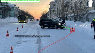 В Коми внедорожник сбил женщину