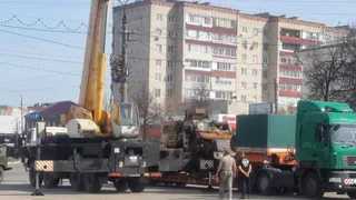 В Ковров доставили военную технику из Подмосковья ко Дню Победы