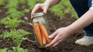 Сею морковь при помощи банки - и бед не знаю: моя бабушка еще так сажала - все остальные методы в пролете