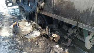 В Удмуртии при тушении пожара в автомобиле пострадал водитель