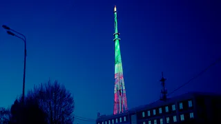 Казанская телебашня засияет в цветах флага Татарстана в честь праздника