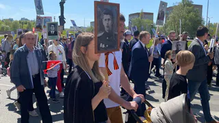 В Пензе к акции «Бессмертный полк» присоединилась Городская детская поликлиника