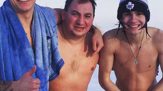 Никита Киоссе встретил Крещение в Киеве