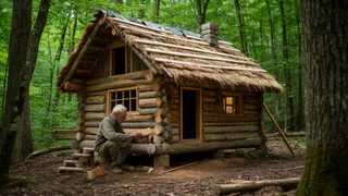 Отшельник 50 лет восстанавливал дворец миллионера в лесу: вот что он с ним сделал - опытные строители оценят