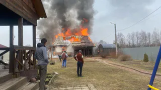В Петушинском районе произошёл пожар в жилом доме