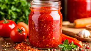 Тот самый соус для спагетти, от которого все просят добавки: ароматный микс овощей и специй в банке