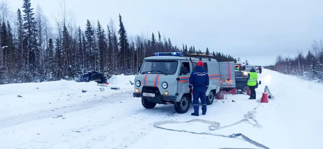 Жесткое ДТП в одном из городов Коми унесло жизни двух человек